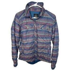 Marmot Riley Insulated Quilted Snap Shirt Jacket Women's Size Medium